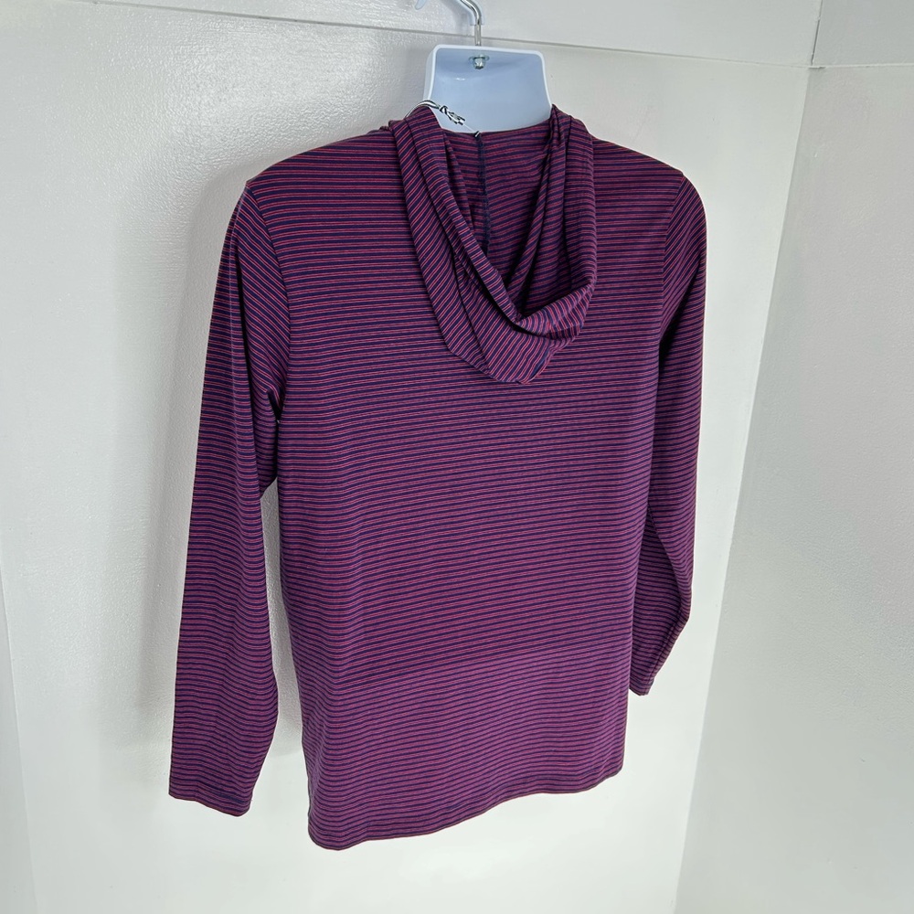 Vineyard Vines NWT Edgartown Jersey Hooded Polo Shirt Boys XL Stripes Preppy $42 - Picture 9 of 12